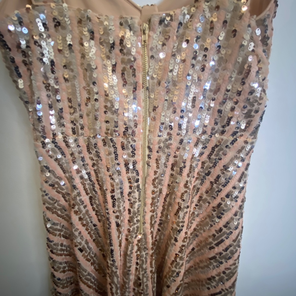 LuLu's Sequin lined Mini Dress - Picture 4 of 6